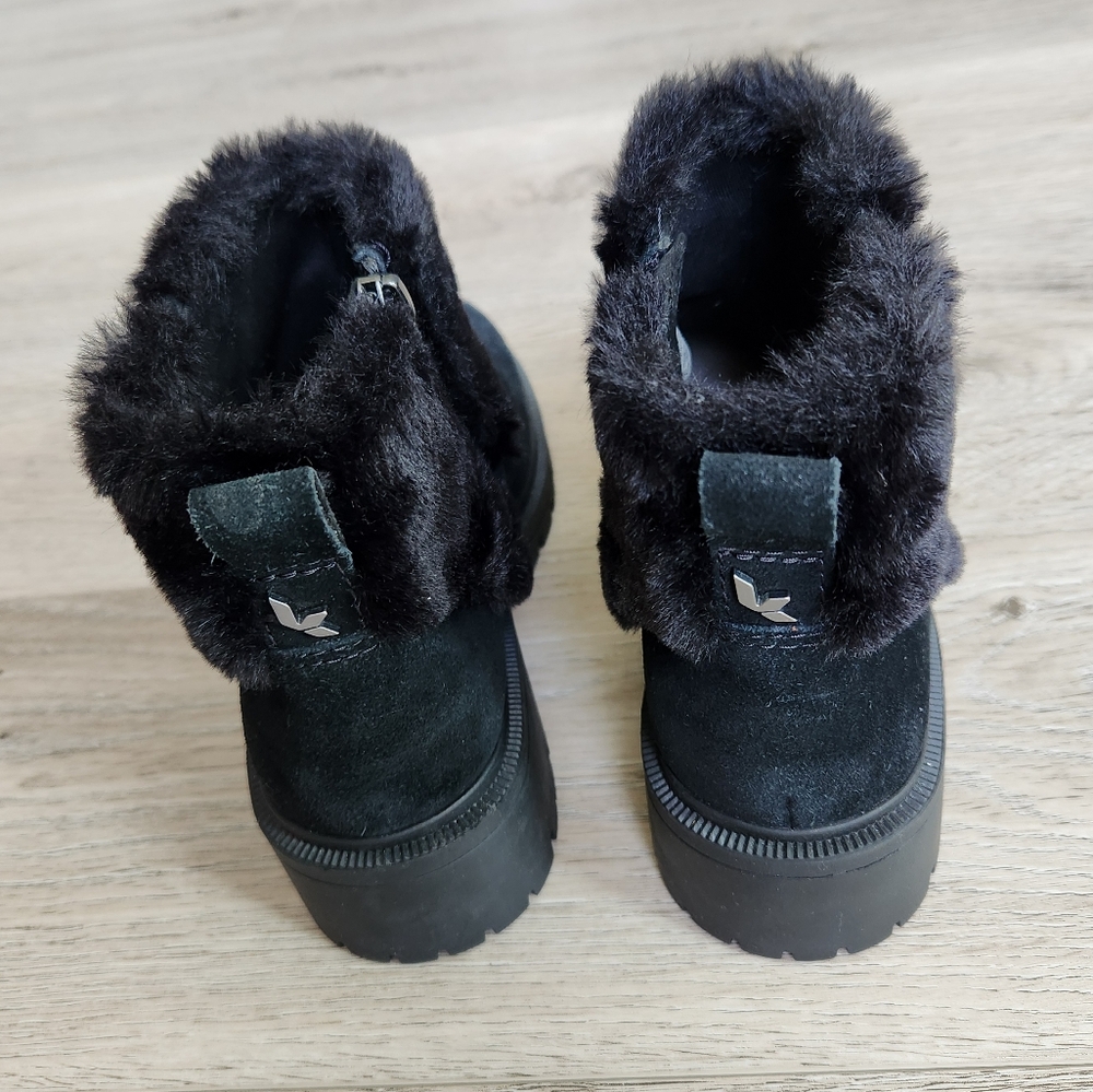 Koolabura by Ugg Berea Fuzz Ankle Boots Womens 7 Faux Fur Winter Nwot - Picture 8 of 13